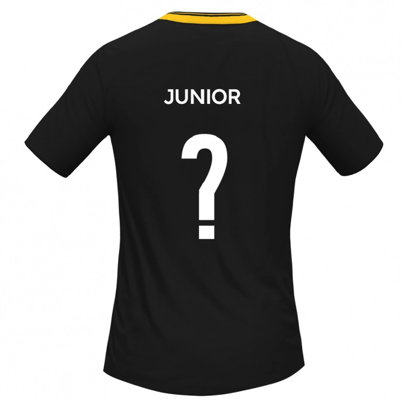 Danxen Mujer Camiseta Jordan Junior #0 Negro Amarillo 2ª Equipación 2025/26 La Camisa