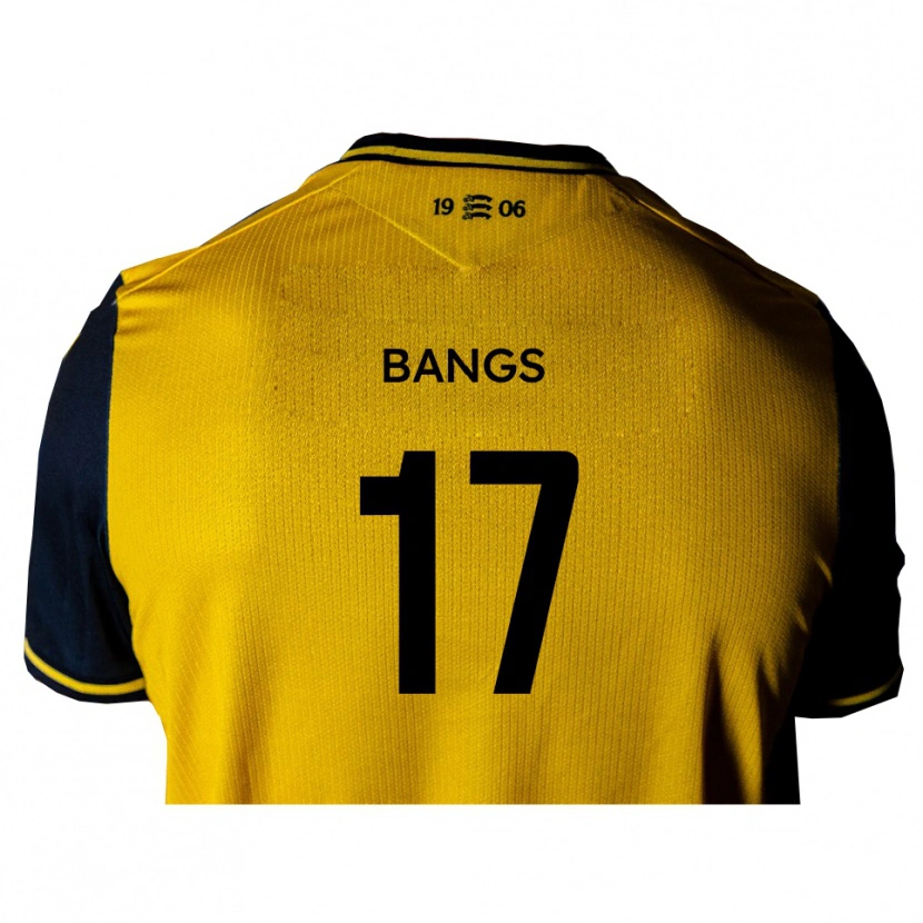 Danxen Mujer Camiseta Alfie Bangs #17 Amarillo Negro 2ª Equipación 2025/26 La Camisa