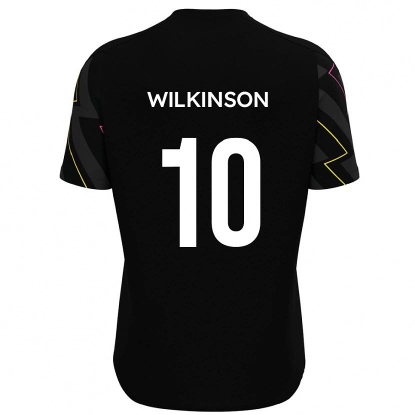Danxen Mujer Camiseta Conor Wilkinson #10 Negro Gris 2ª Equipación 2025/26 La Camisa