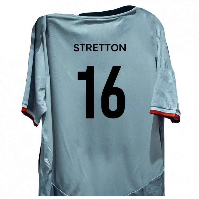 Danxen Mujer Camiseta Jack Stretton #16 Blanco Negro 2ª Equipación 2025/26 La Camisa