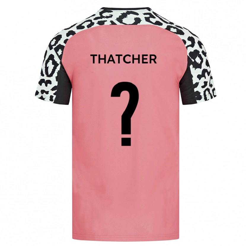 Danxen Mujer Camiseta Katie Thatcher #0 Rosa Negro 2ª Equipación 2025/26 La Camisa