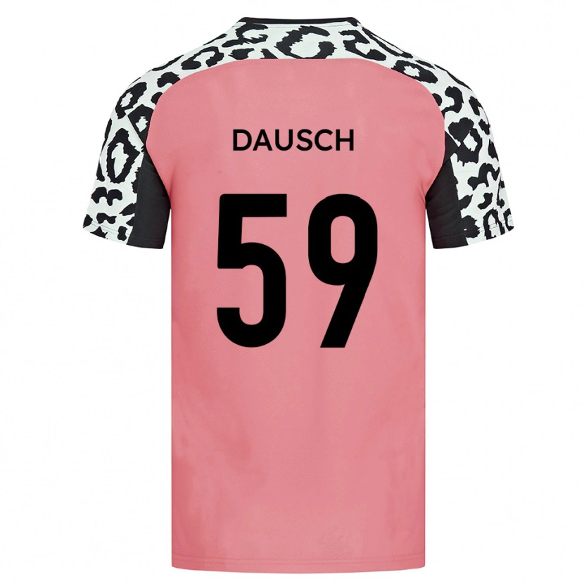 Danxen Mujer Camiseta Aidan Dausch #59 Rosa Negro 2ª Equipación 2025/26 La Camisa