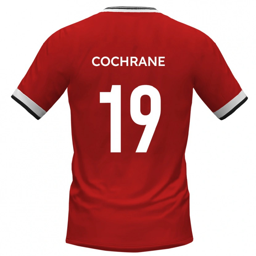 Danxen Mujer Camiseta Owen Cochrane #19 Blanco Negro 2ª Equipación 2025/26 La Camisa