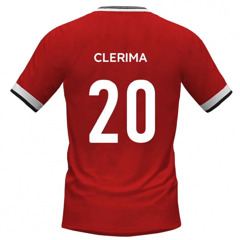 Danxen Mujer Camiseta Remy Clerima #20 Blanco Negro 2ª Equipación 2025/26 La Camisa