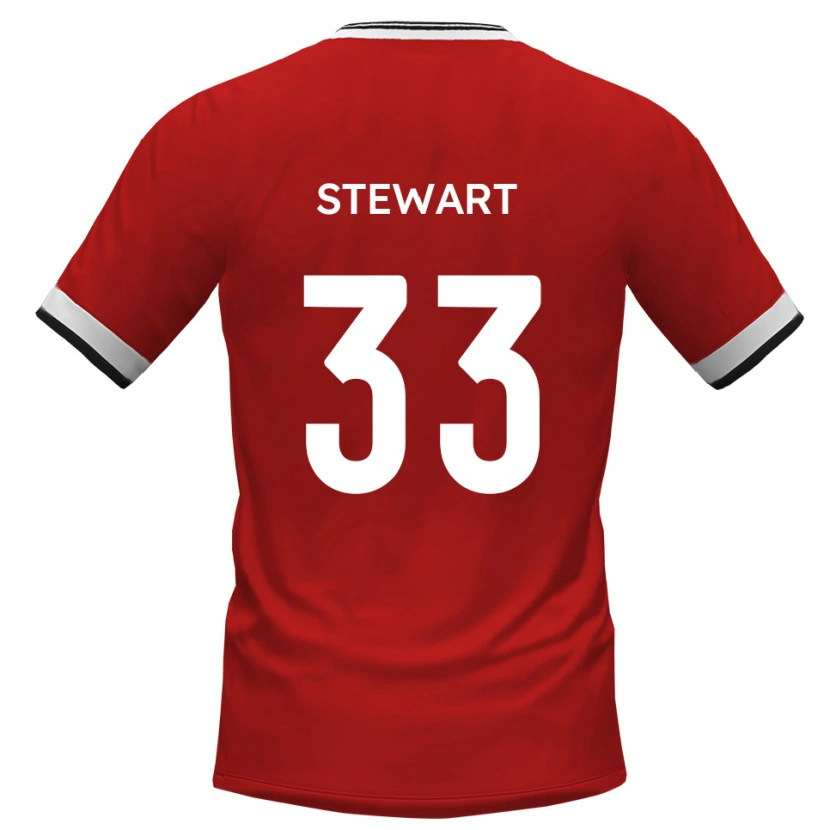 Danxen Mujer Camiseta Noah Stewart #33 Blanco Negro 2ª Equipación 2025/26 La Camisa