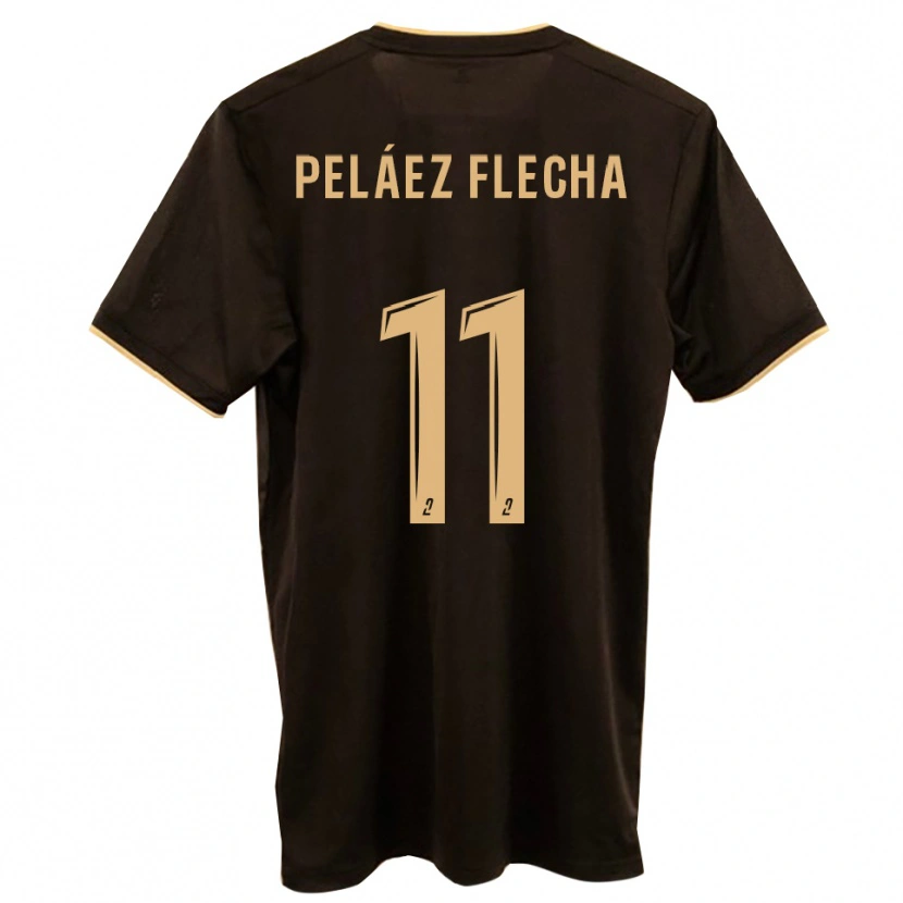 Danxen Mujer Camiseta Fernando Peláez Flecha #11 Azul Rojo 2ª Equipación 2025/26 La Camisa