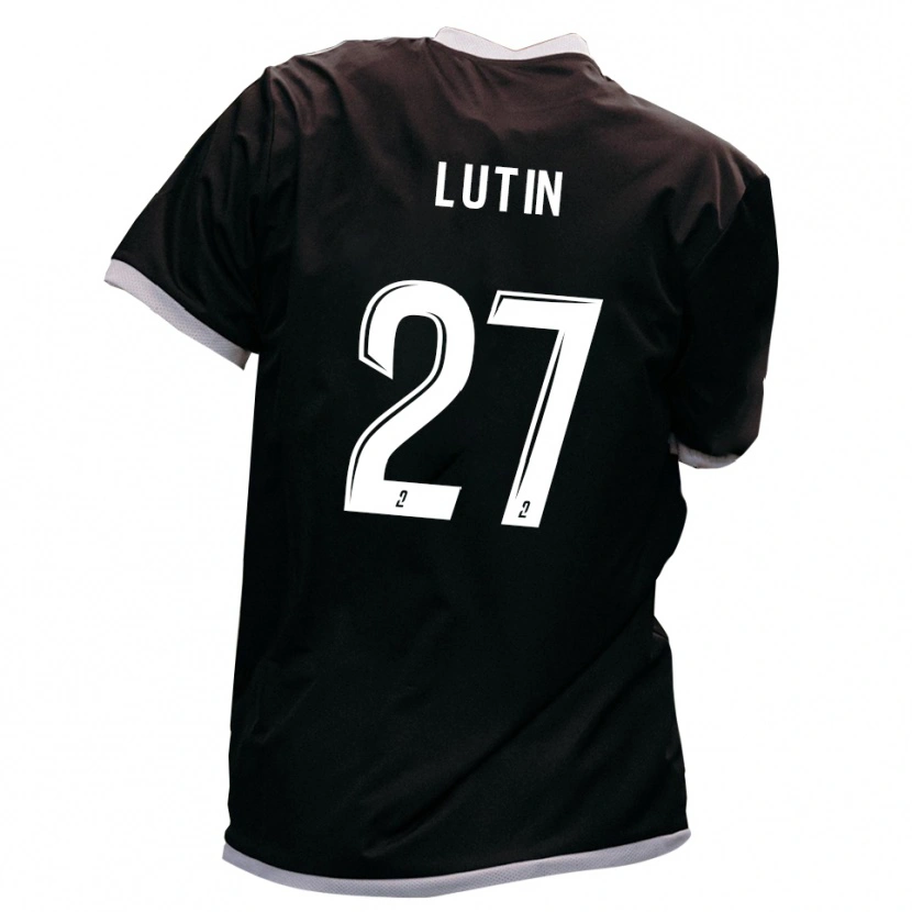 Danxen Mujer Camiseta Rayan Lutin #27 Negro Oro 2ª Equipación 2025/26 La Camisa
