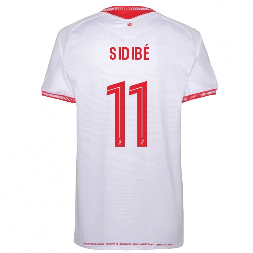 Danxen Mujer Camiseta Oumar Sidibé #11 Negro Rojo 2ª Equipación 2025/26 La Camisa