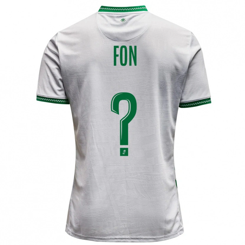 Danxen Mujer Camiseta Welma Fon #0 Blanco Verde 2ª Equipación 2025/26 La Camisa