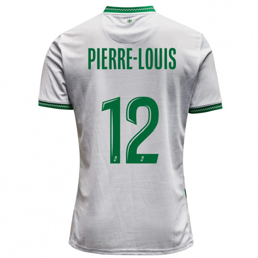 Danxen Mujer Camiseta Amandine Pierre-Louis #12 Blanco Verde 2ª Equipación 2025/26 La Camisa