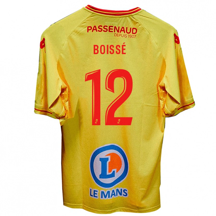 Danxen Mujer Camiseta Noa Boissé #12 Amarillo 2ª Equipación 2025/26 La Camisa