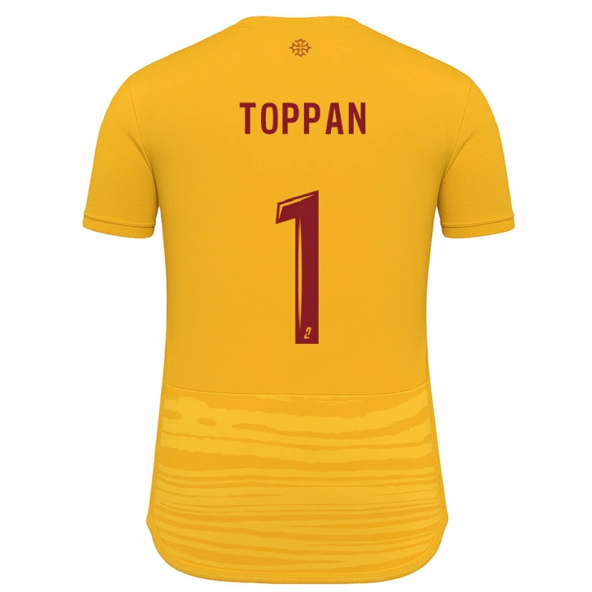 Danxen Mujer Camiseta Mae Toppan #1 Naranja Borgoña 2ª Equipación 2025/26 La Camisa