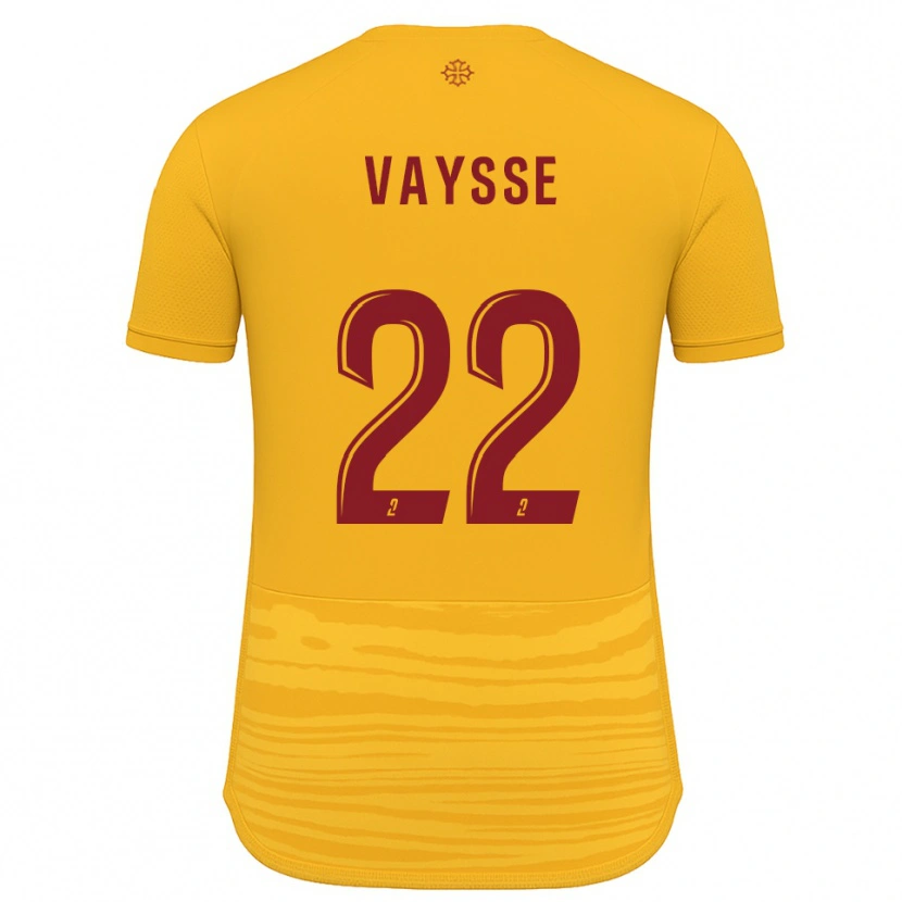 Danxen Mujer Camiseta Sophie Vaysse #22 Naranja Borgoña 2ª Equipación 2025/26 La Camisa