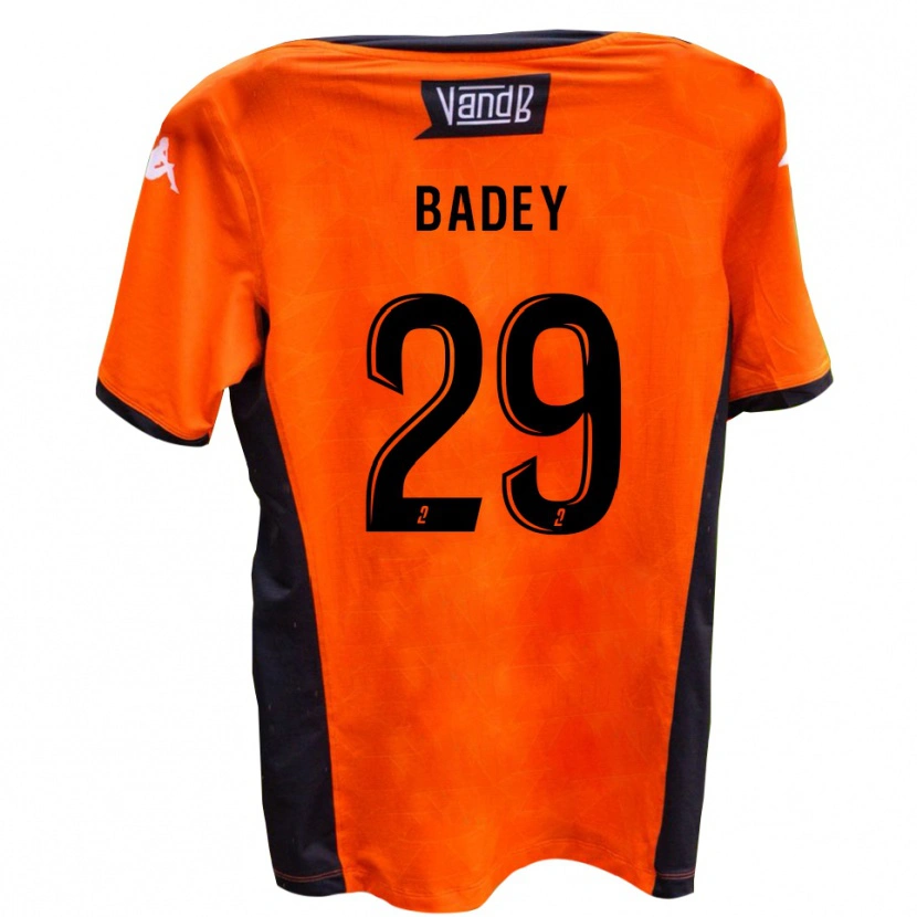 Danxen Mujer Camiseta Ange Badey #29 Blanco Negro 2ª Equipación 2025/26 La Camisa