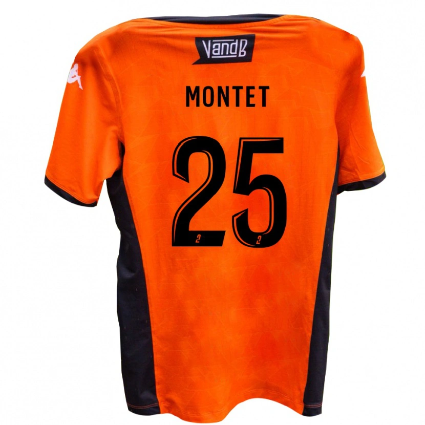 Danxen Mujer Camiseta Enzo Montet #25 Blanco Negro 2ª Equipación 2025/26 La Camisa