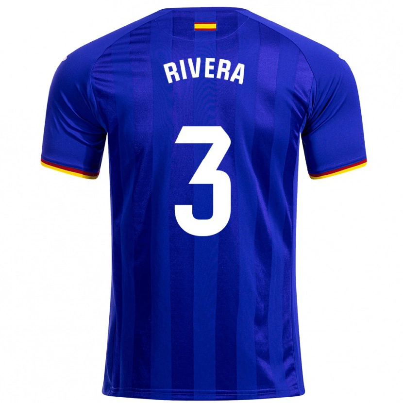 Danxen Niño Camiseta Gorka Rivera #3 Azul Rojo Amarillo 1ª Equipación 2025/26 La Camisa