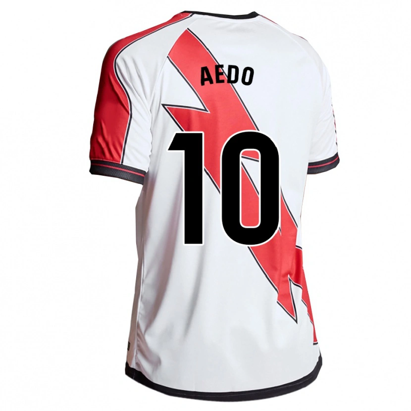 Danxen Niño Camiseta Yanara Aedo #10 Blanco Rojo 1ª Equipación 2025/26 La Camisa