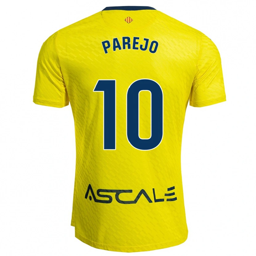Danxen Niño Camiseta Dani Parejo #10 Amarillo Marino 1ª Equipación 2025/26 La Camisa