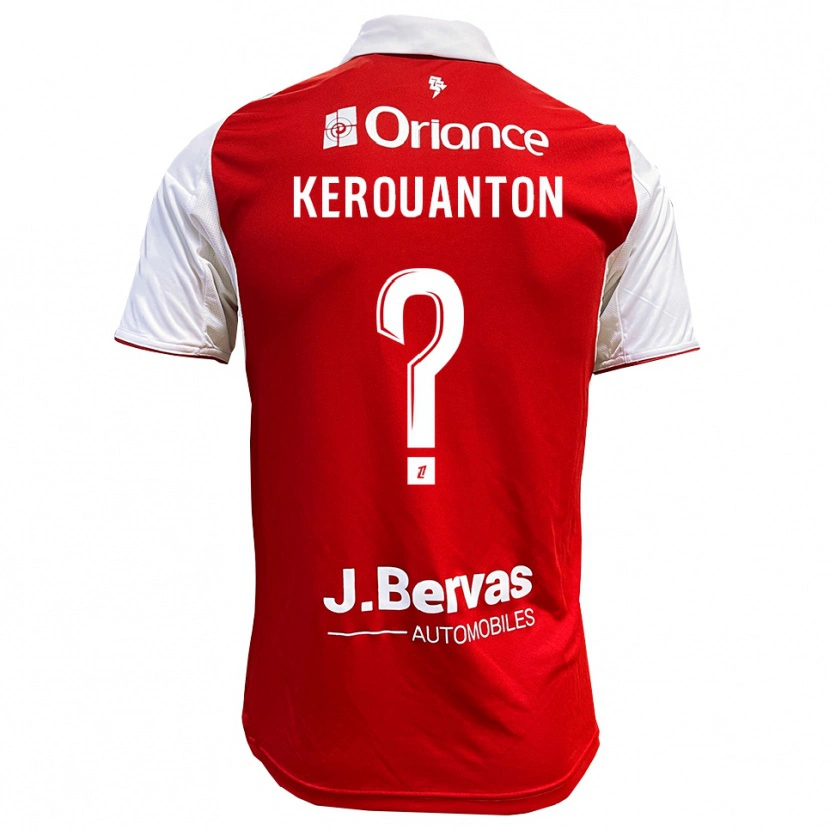 Danxen Niño Camiseta Tania Kerouanton #0 Rojo Blanco 1ª Equipación 2025/26 La Camisa