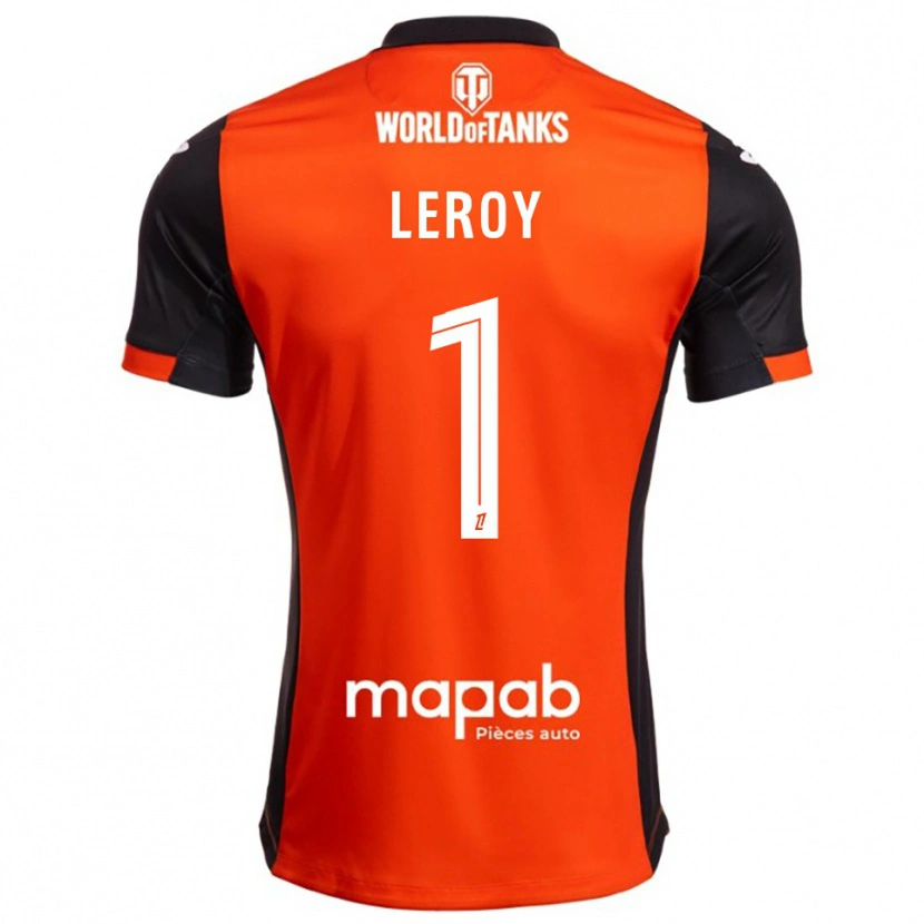 Danxen Niño Camiseta Benjamin Leroy #1 Negro Naranja 1ª Equipación 2025/26 La Camisa