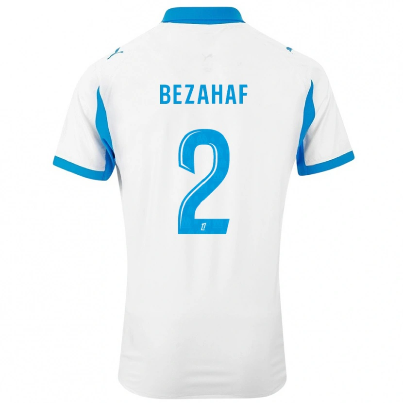 Danxen Niño Camiseta Kelyann Bezahaf #2 Blanco Celeste 1ª Equipación 2025/26 La Camisa