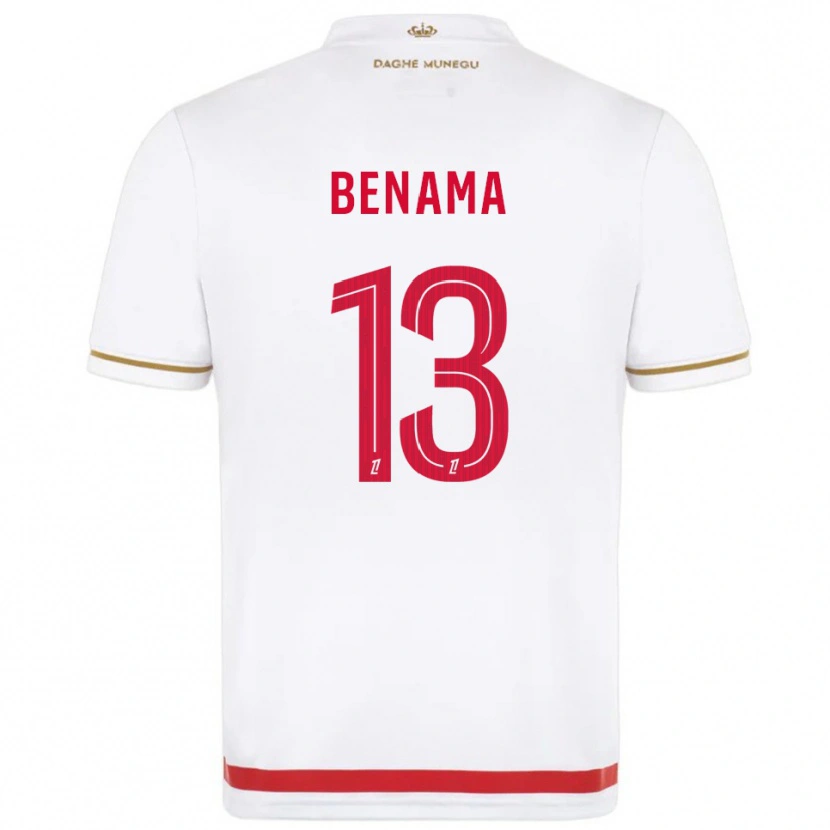 Danxen Niño Camiseta Mayssam Benama #13 Rojo Blanco 1ª Equipación 2025/26 La Camisa