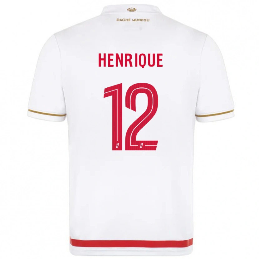 Danxen Niño Camiseta Caio Henrique #12 Rojo Blanco 1ª Equipación 2025/26 La Camisa