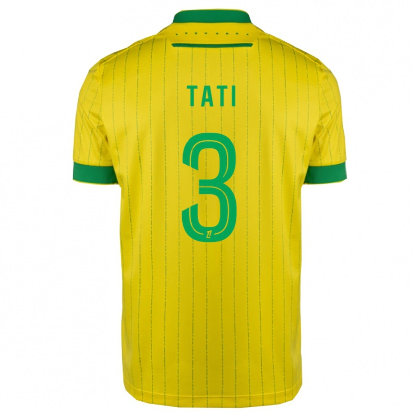 Danxen Niño Camiseta Tylel Tati #3 Amarillo Verde 1ª Equipación 2025/26 La Camisa