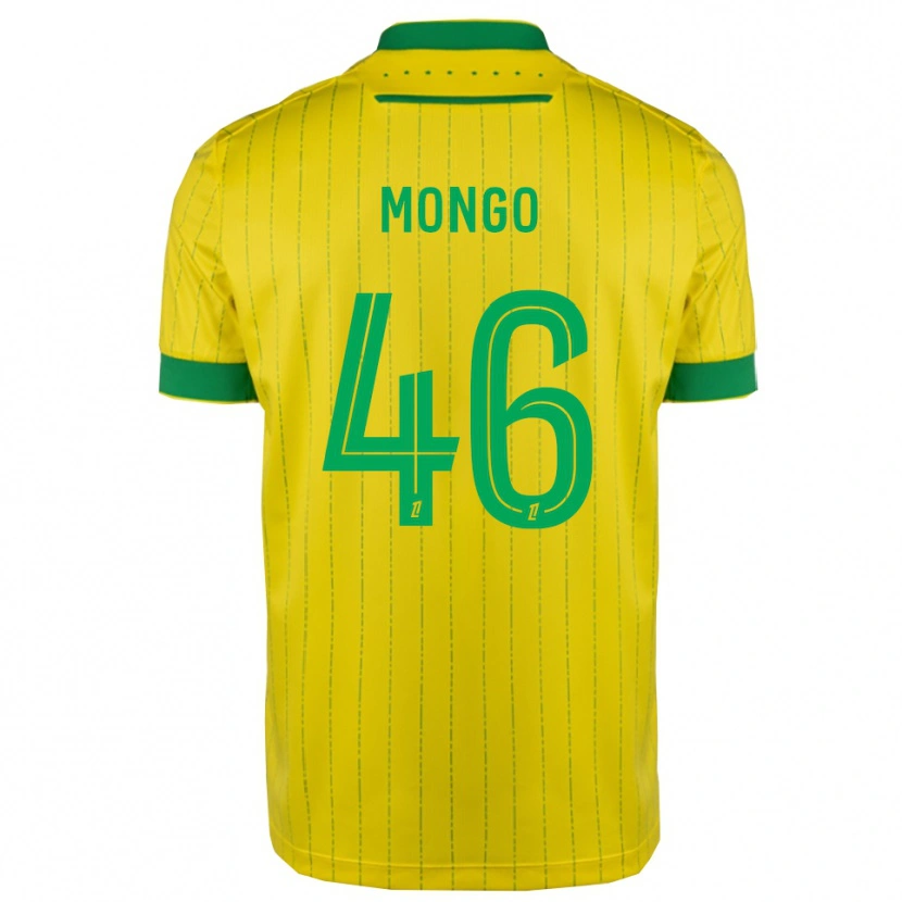 Danxen Niño Camiseta Enzo Mongo #46 Amarillo Verde 1ª Equipación 2025/26 La Camisa