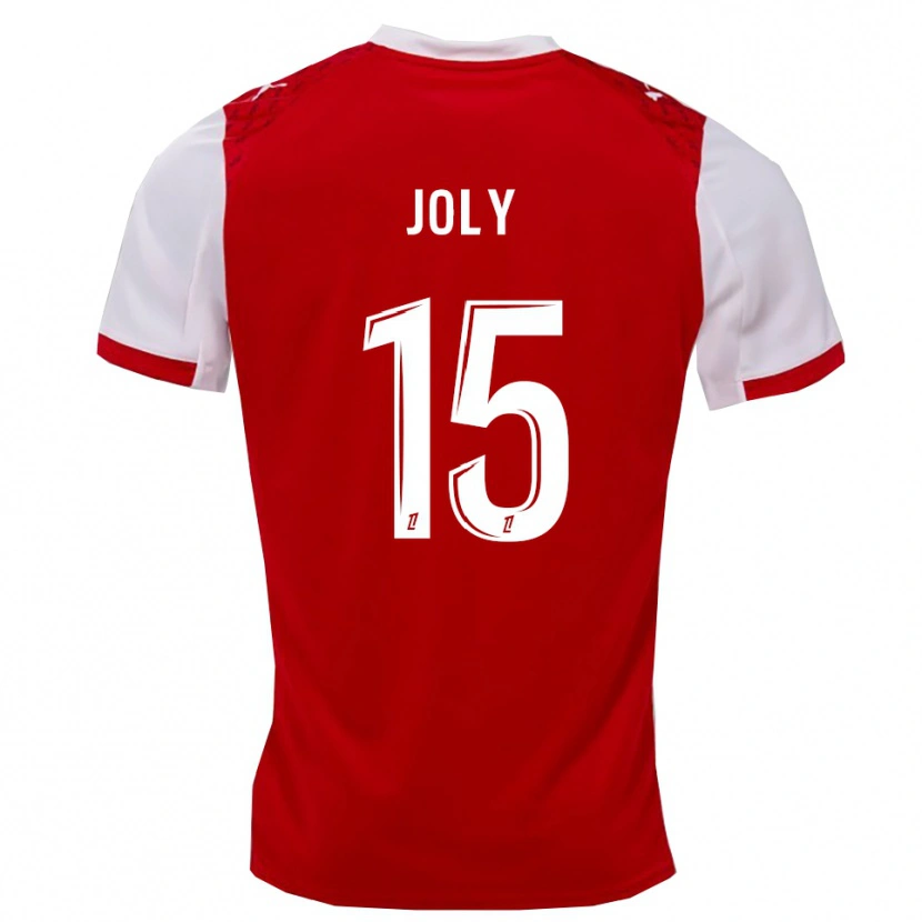 Danxen Niño Camiseta Lou-Ann Joly #15 Rojo Blanco 1ª Equipación 2025/26 La Camisa