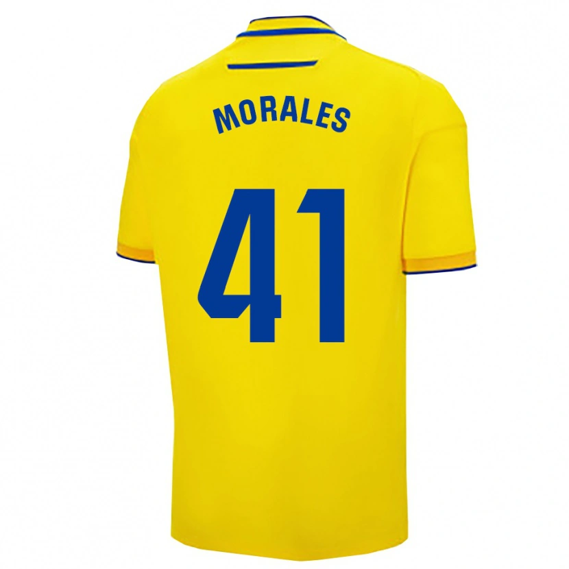 Danxen Niño Camiseta Luis Morales #41 Amarillo Marino 1ª Equipación 2025/26 La Camisa