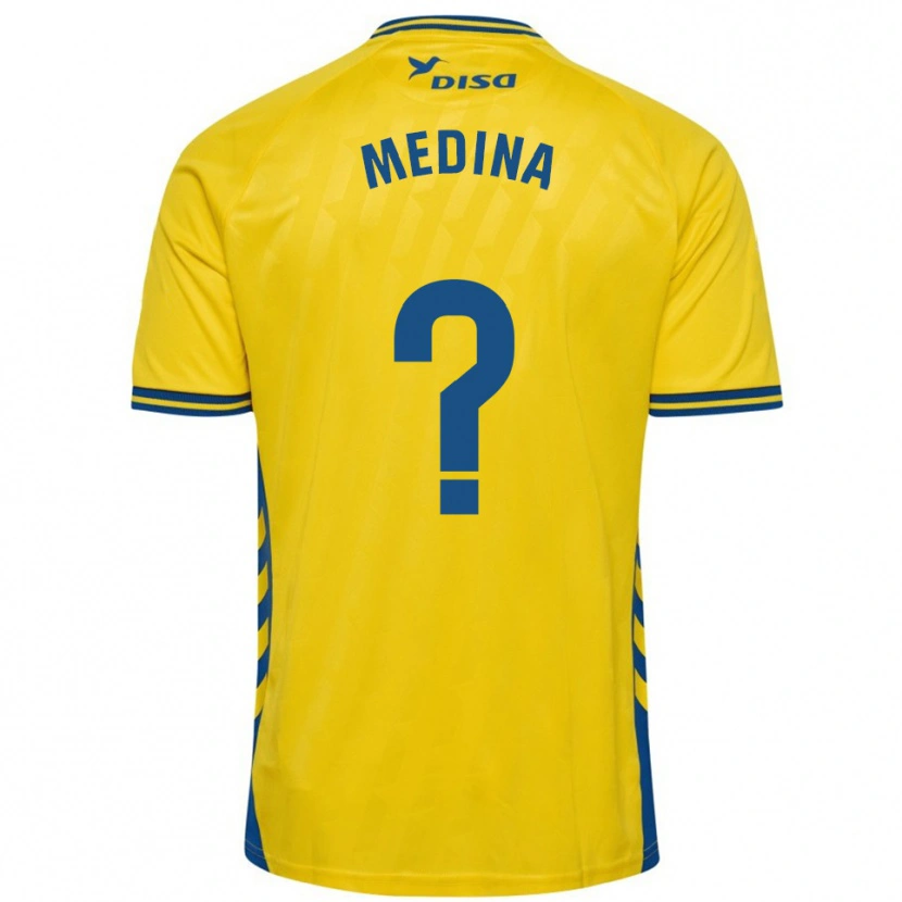Danxen Niño Camiseta Tomás Medina #0 Amarillo Azul 1ª Equipación 2025/26 La Camisa