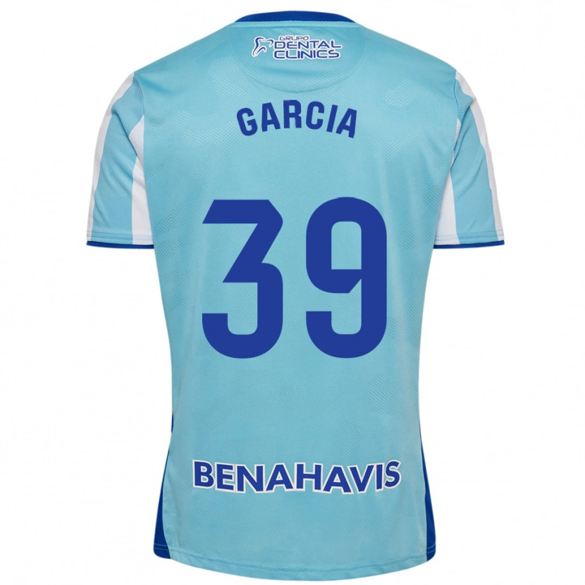Danxen Niño Camiseta Claudia García #39 Celeste Blanco 1ª Equipación 2025/26 La Camisa