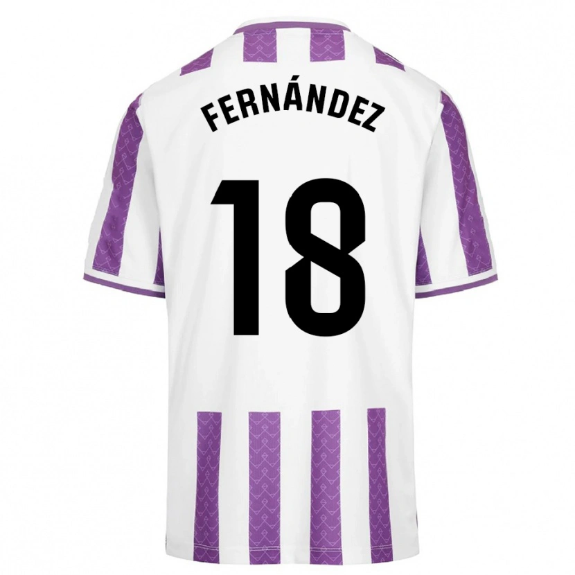 Danxen Niño Camiseta Tommy Fernández #18 Morado Blanco 1ª Equipación 2025/26 La Camisa