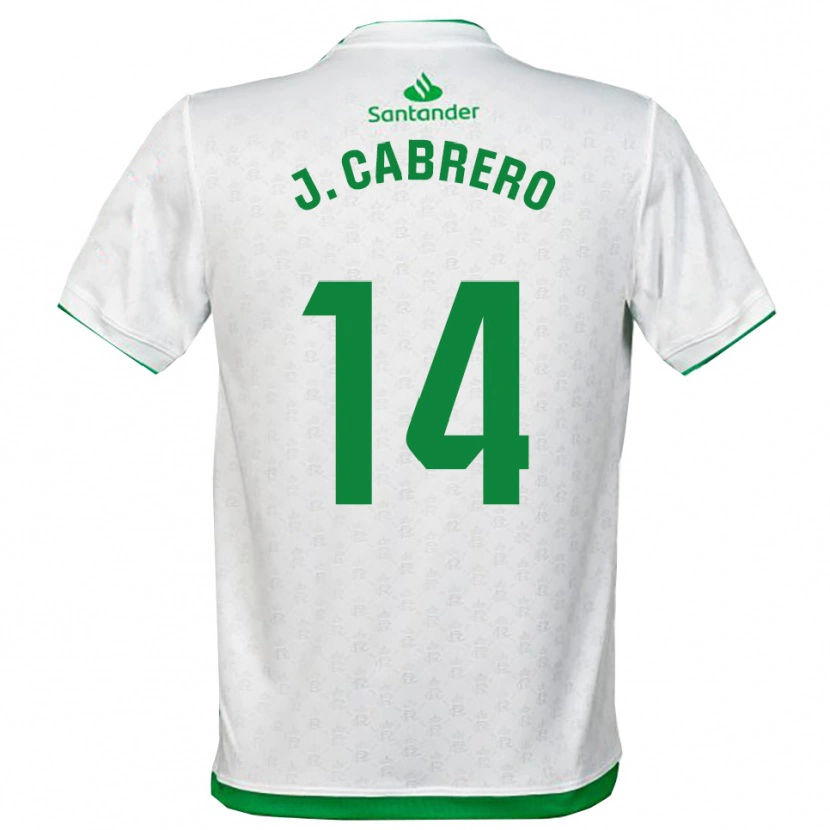 Danxen Niño Camiseta Jimena Cabrero De La Llama #14 Verde Blanco 1ª Equipación 2025/26 La Camisa