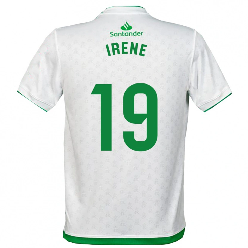 Danxen Niño Camiseta Irene Canal Gómez #19 Verde Blanco 1ª Equipación 2025/26 La Camisa