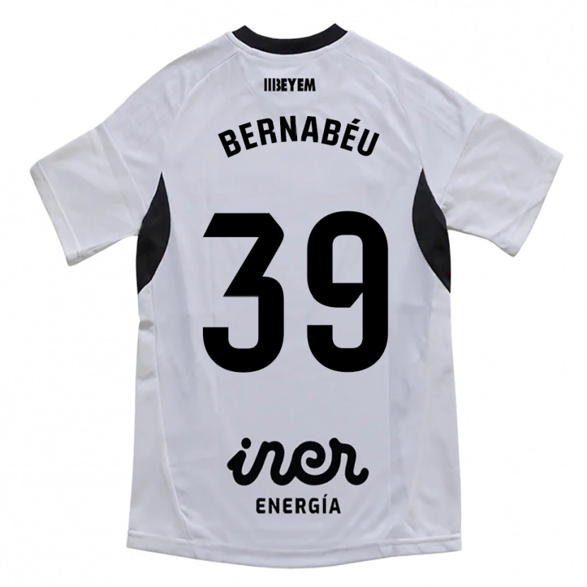 Danxen Niño Camiseta Dani Bernabéu #39 Blanco Morado 1ª Equipación 2025/26 La Camisa