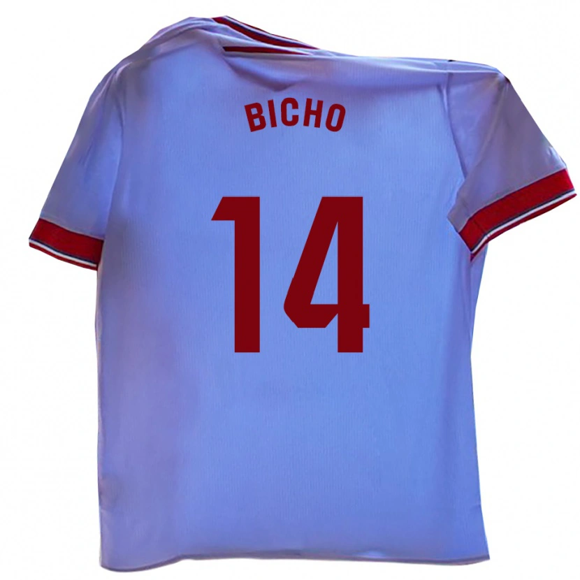Danxen Niño Camiseta Bicho #14 Blanco Rojo 1ª Equipación 2025/26 La Camisa