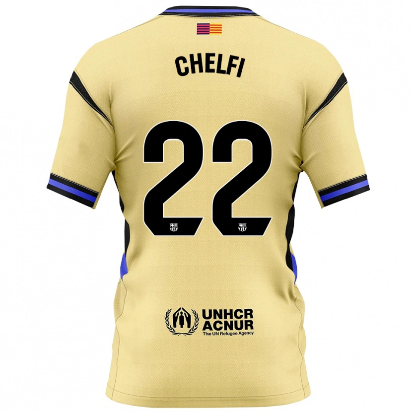 Danxen Niño Camiseta Lovro Chelfi #22 Amarillo Negro 2ª Equipación 2025/26 La Camisa