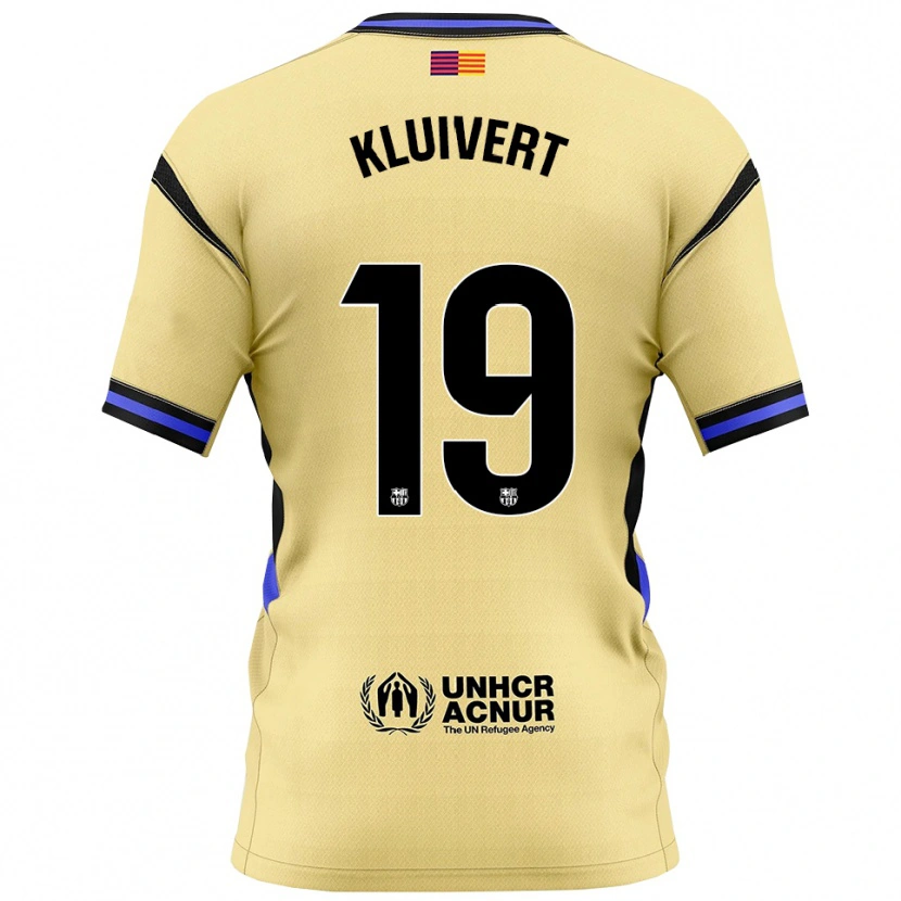 Danxen Niño Camiseta Shane Kluivert #19 Amarillo Negro 2ª Equipación 2025/26 La Camisa