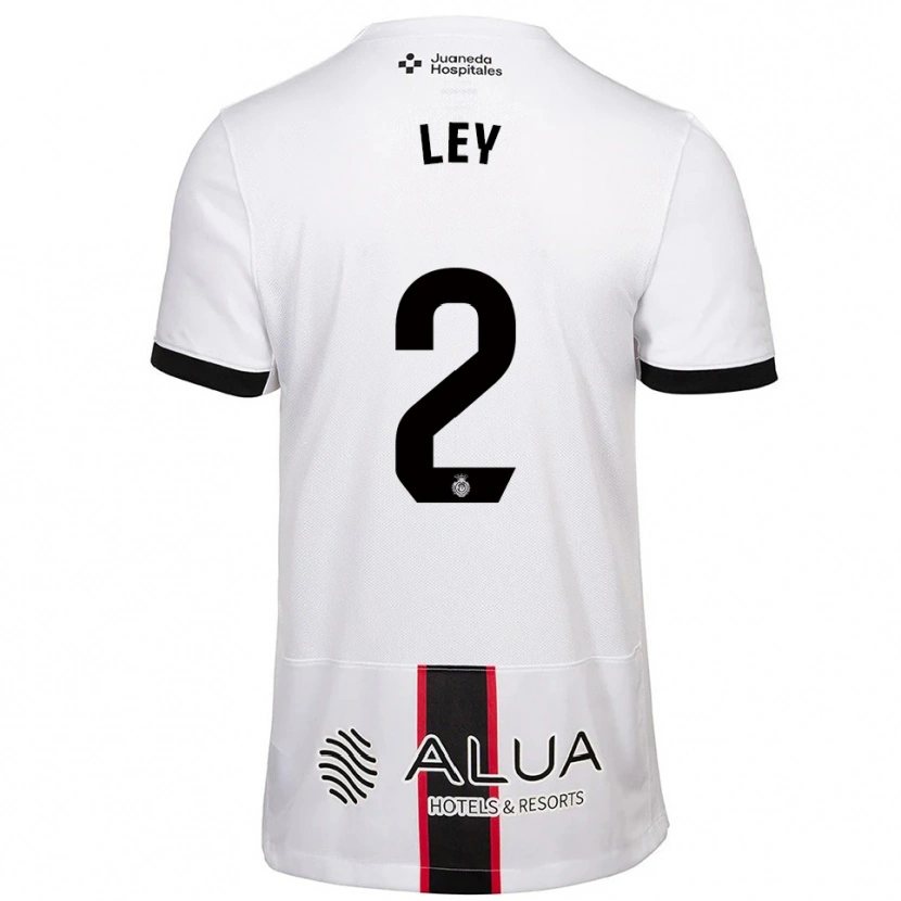 Danxen Niño Camiseta Yuzún Ley #2 Blanco Negro 2ª Equipación 2025/26 La Camisa
