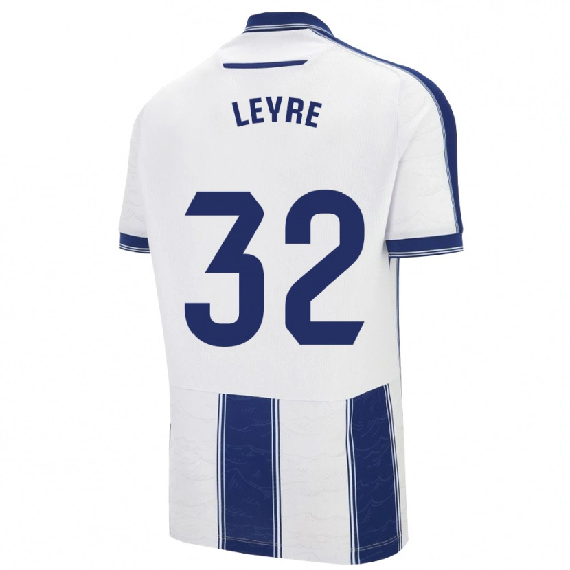 Danxen Niño Camiseta Leyre Secades #32 Azul Marino Blanco 2ª Equipación 2025/26 La Camisa