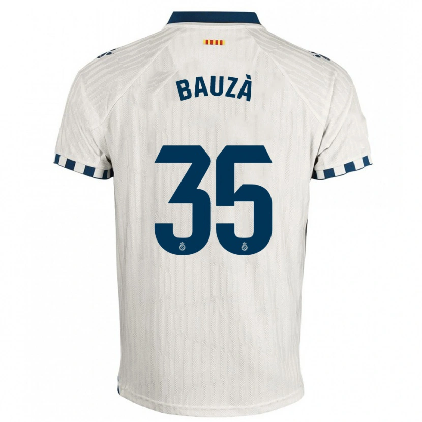 Danxen Niño Camiseta Rafel Bauzà #35 Blanco Azul 2ª Equipación 2025/26 La Camisa