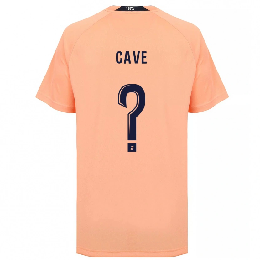 Danxen Niño Camiseta Steven Cave #0 Naranja Azul Marino 2ª Equipación 2025/26 La Camisa