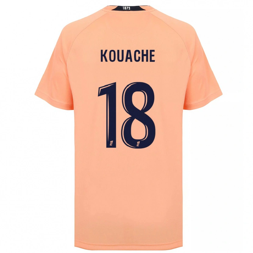 Danxen Niño Camiseta Éva Kouache #18 Naranja Azul Marino 2ª Equipación 2025/26 La Camisa