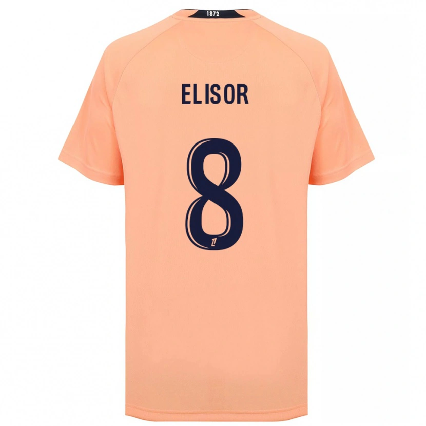 Danxen Niño Camiseta Salomé Elisor #8 Naranja Azul Marino 2ª Equipación 2025/26 La Camisa