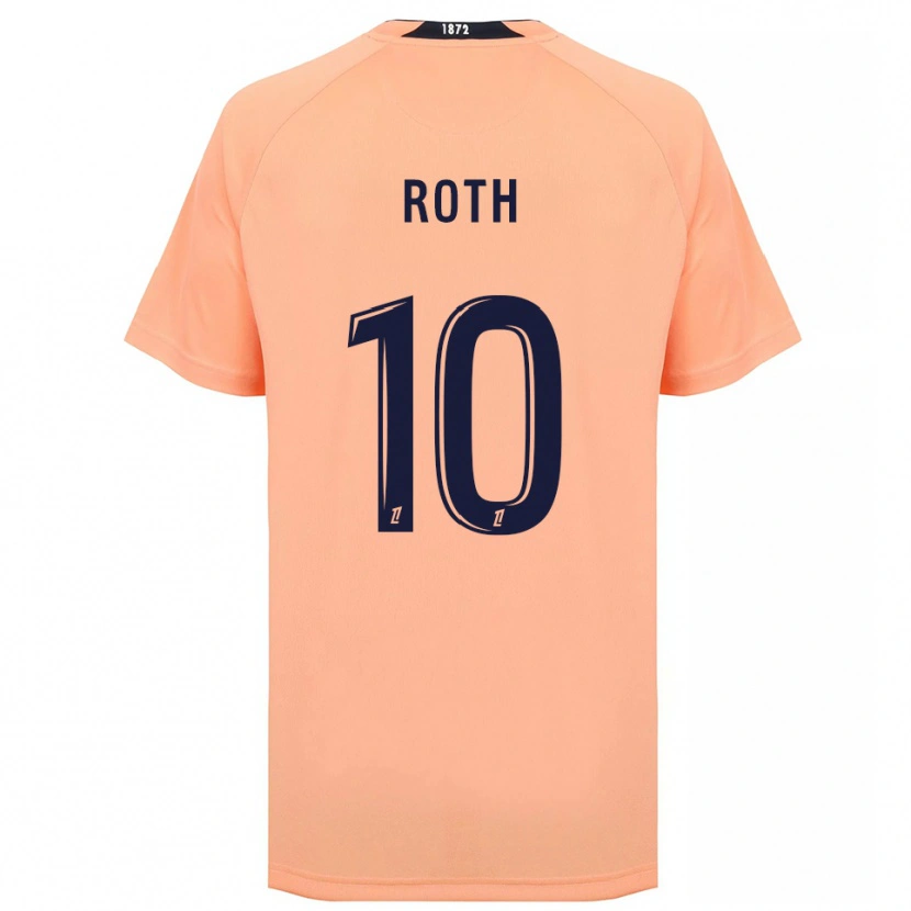 Danxen Niño Camiseta Madeline Roth #10 Naranja Azul Marino 2ª Equipación 2025/26 La Camisa