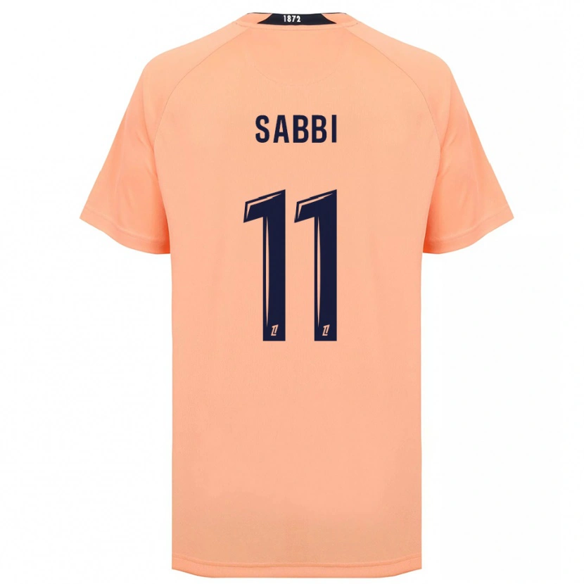 Danxen Niño Camiseta Emmanuel Sabbi #11 Naranja Azul Marino 2ª Equipación 2025/26 La Camisa