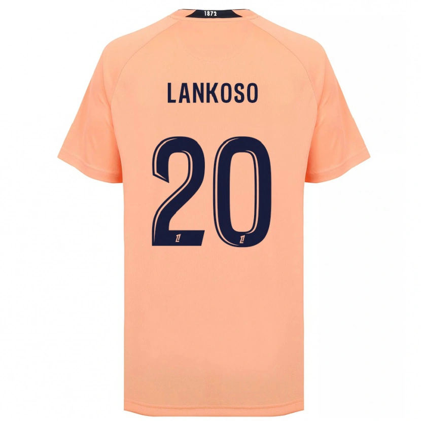 Danxen Niño Camiseta Lenny Lankoso #20 Naranja Azul Marino 2ª Equipación 2025/26 La Camisa