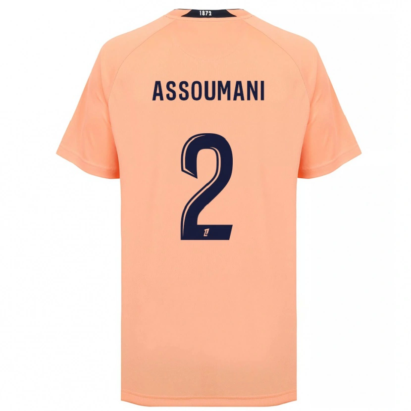Danxen Niño Camiseta Alramid Assoumani #2 Naranja Azul Marino 2ª Equipación 2025/26 La Camisa